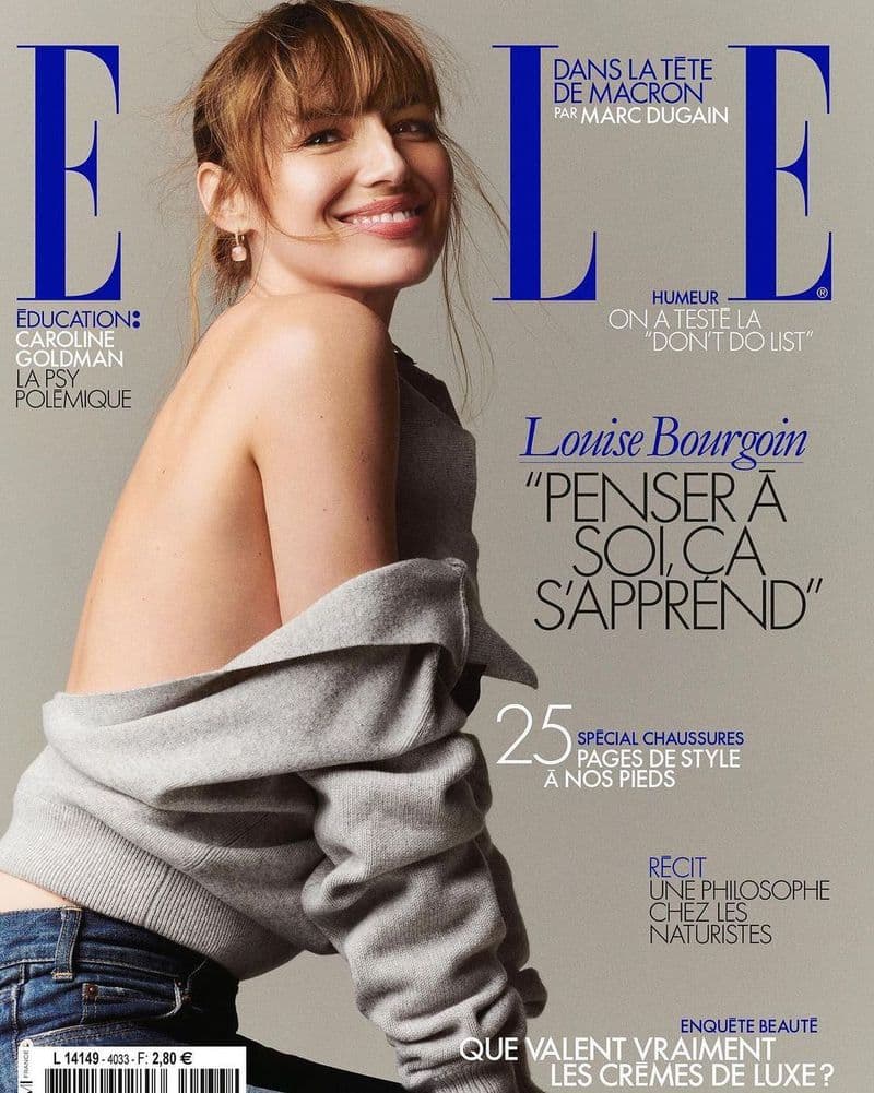 Louise Bourgoin pour Elle France 时尚杂志封面，摄影师作品展示
