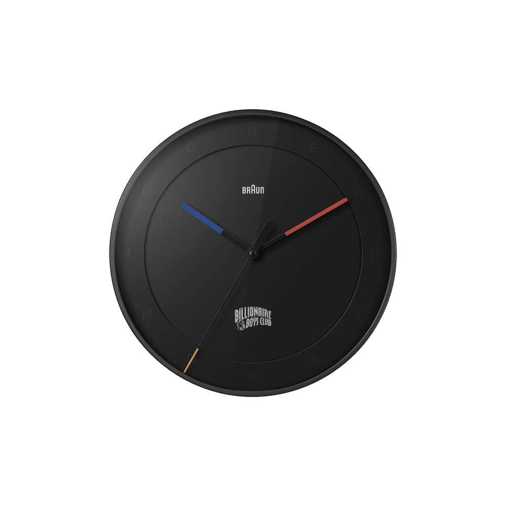 https://bbcicecream.eu/products/braun-x-billionaire-boys-club-analogue-wall-clock-black