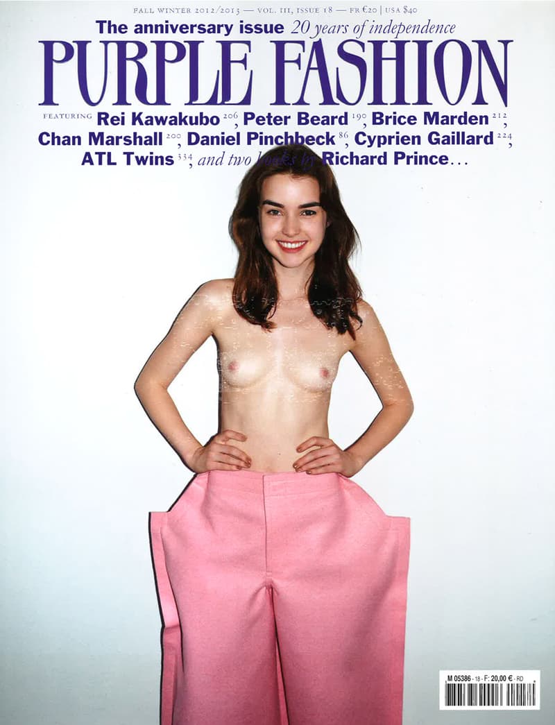 Purple Fashion #18 F/W 12.13 时尚杂志封面,摄影师作品展示