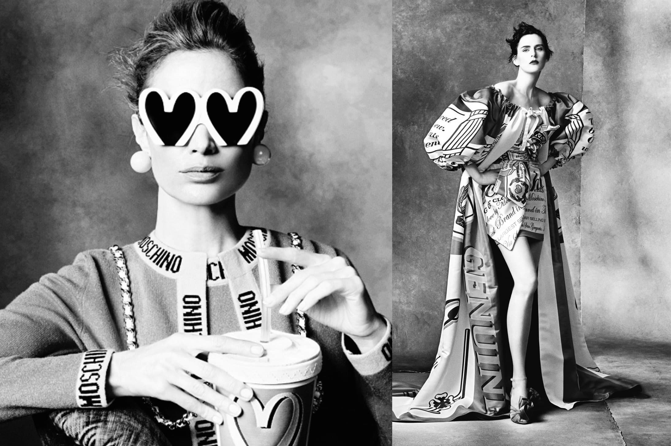 Carolyn Murphy 2014 夏季广告大片宣传图,极简主义视觉设计