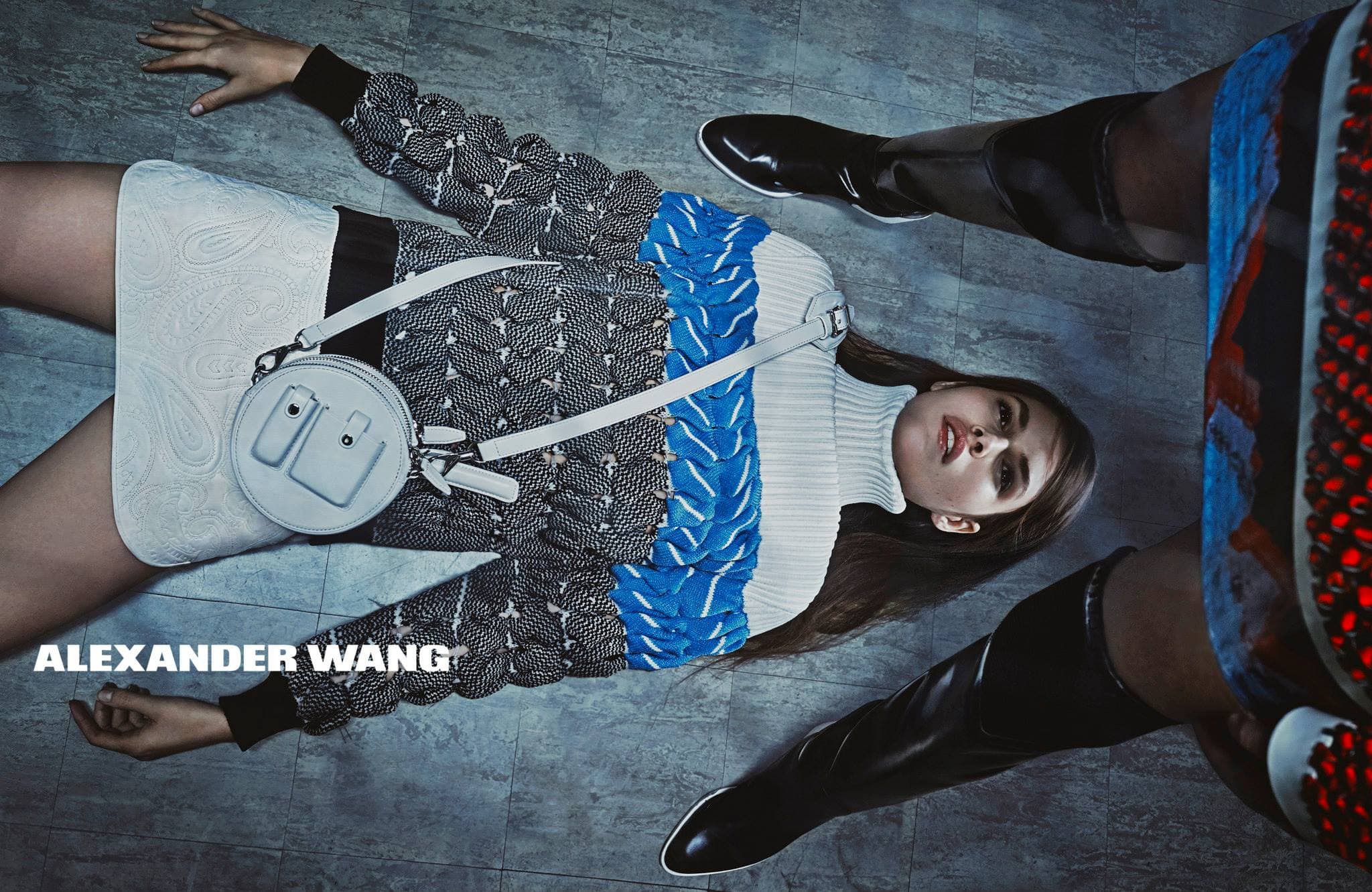ALEXANDER WANG 2014 夏季广告大片宣传图,极简主义视觉设计