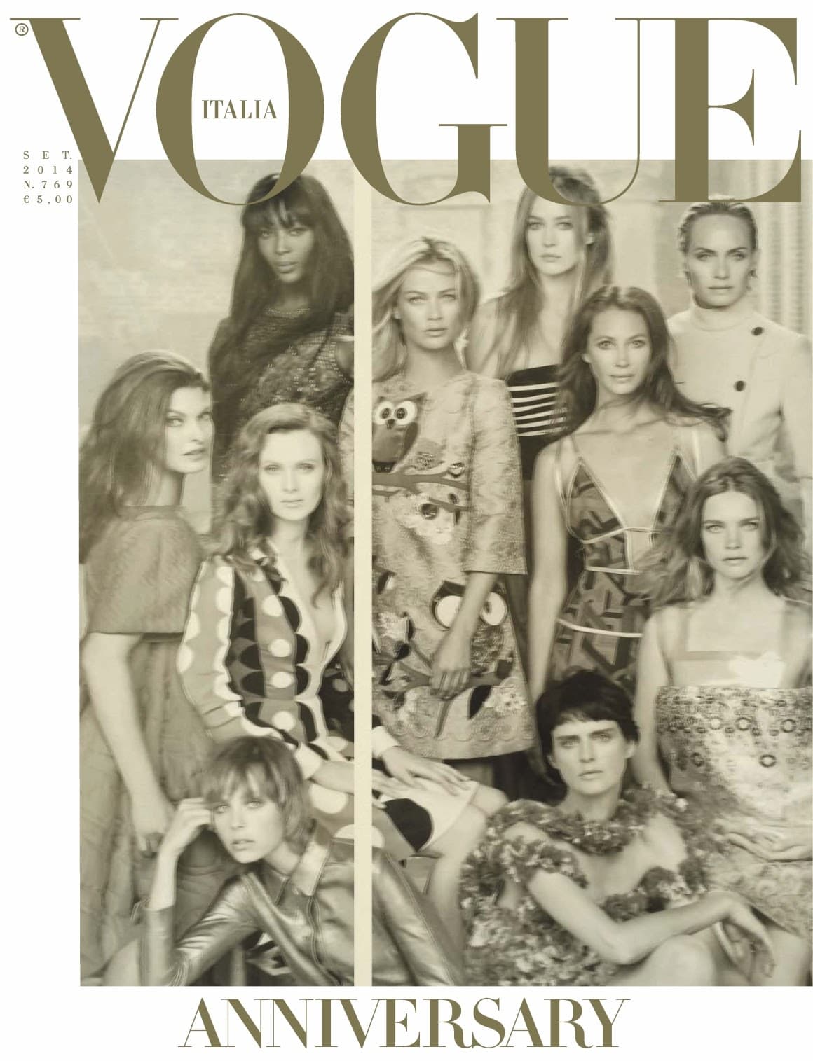 Cover: Vogue Italia September 2014 时尚杂志封面,摄影师作品展示