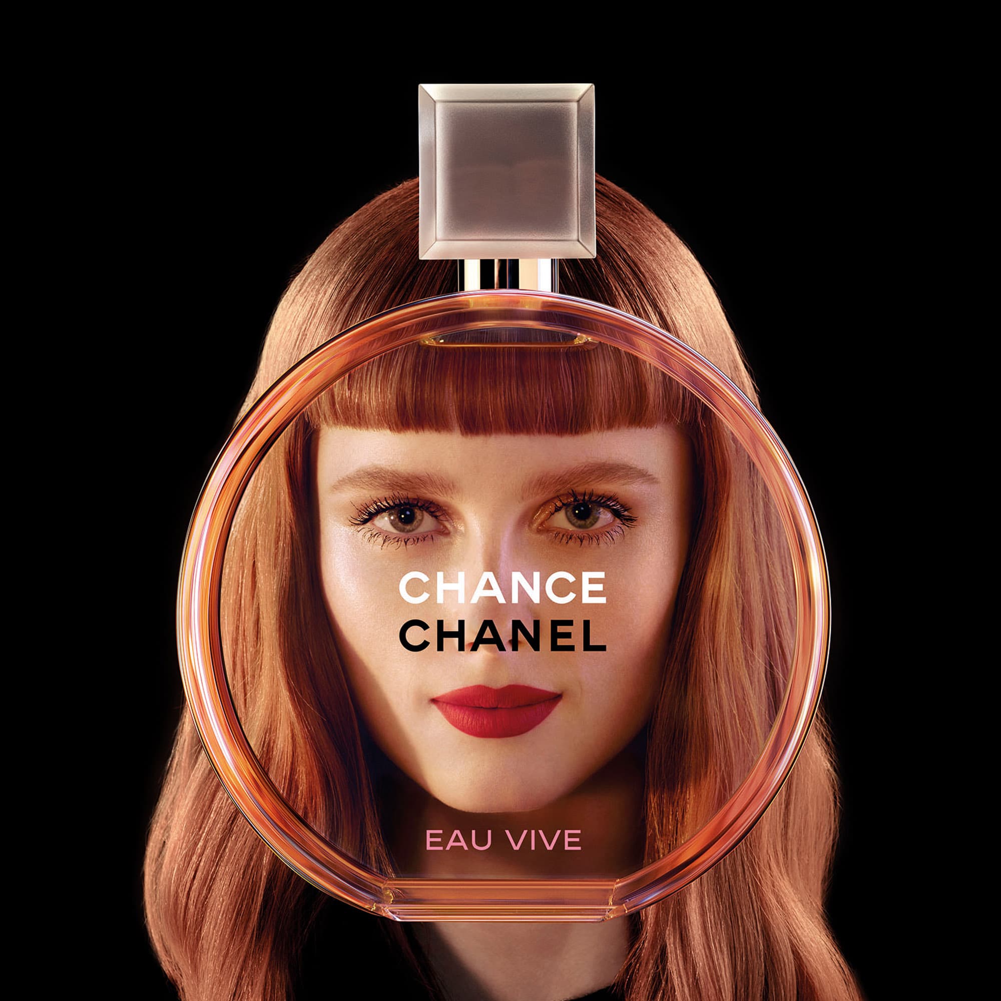 chanel 2015 夏季广告大片宣传图,极简主义视觉设计