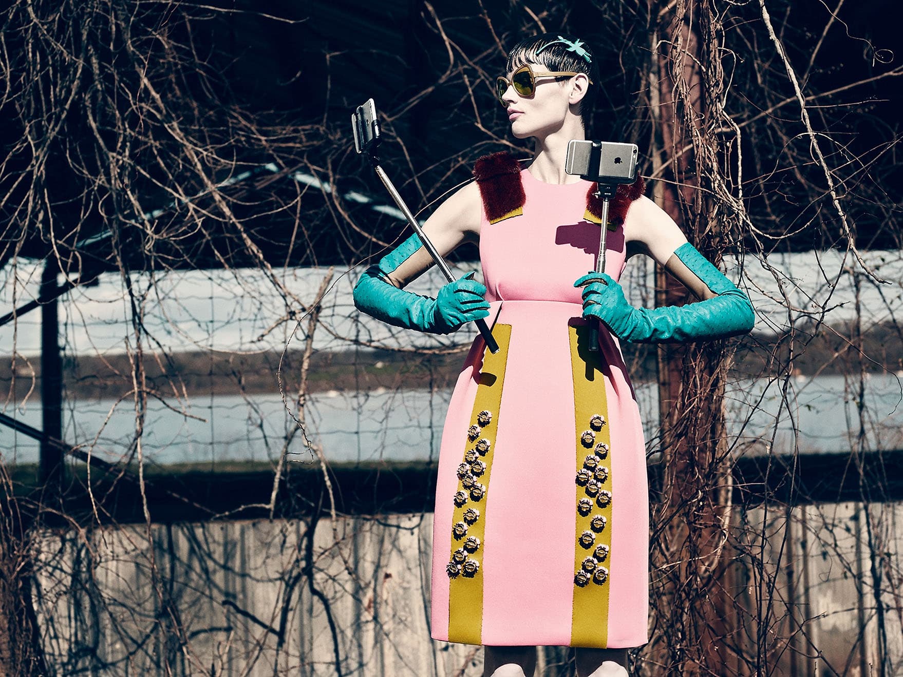 Saskia de Brauw by Mikael Jansson for Interview Magazine June-July 2015 | YF时尚解析