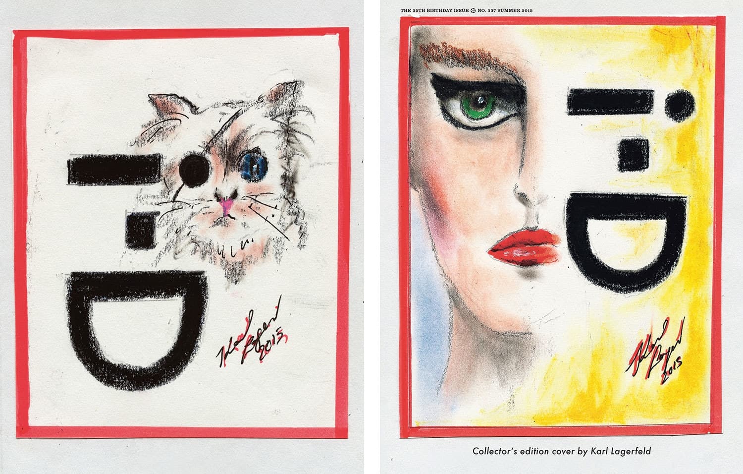 11位大牌设计师为i-D杂志35周年刊设计独特11个封面 时尚杂志封面,摄影师作品展示