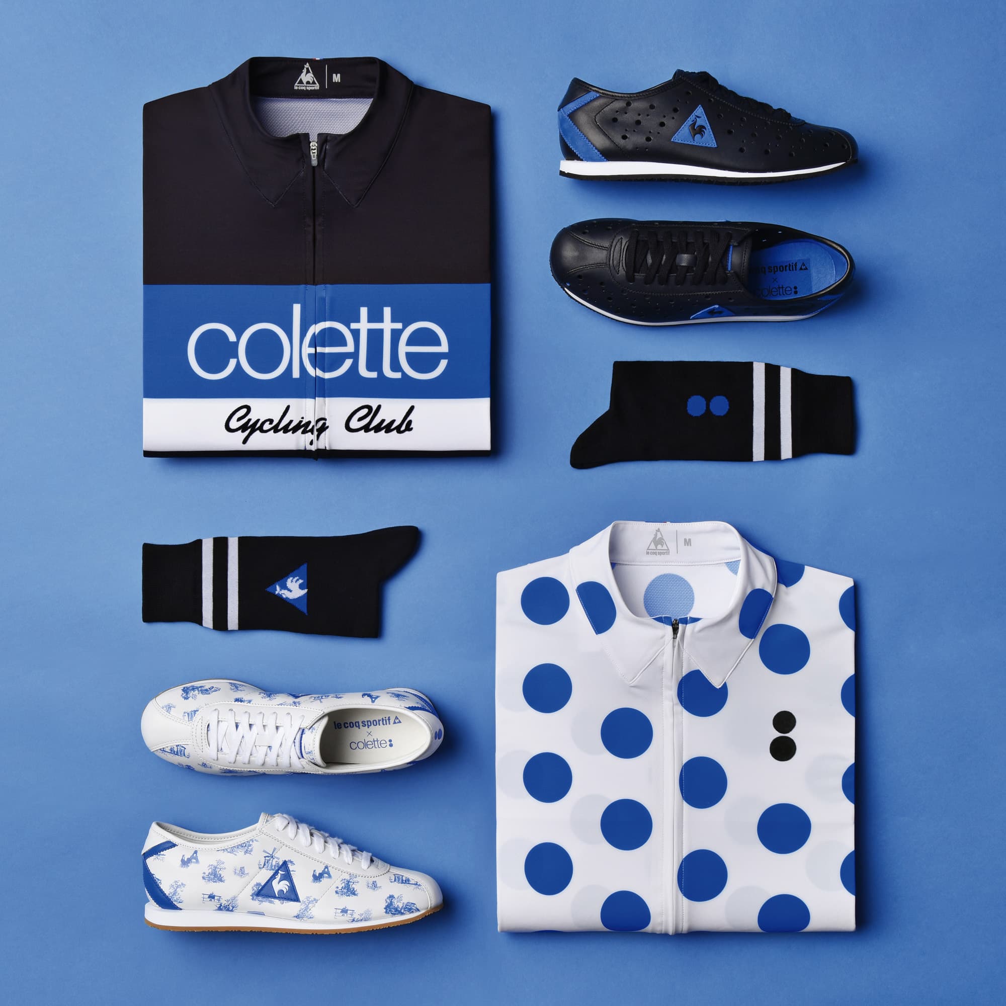 Le Coq Sportif X Colette 推出环法自行车赛40周年纪念款 | YF时尚解析
