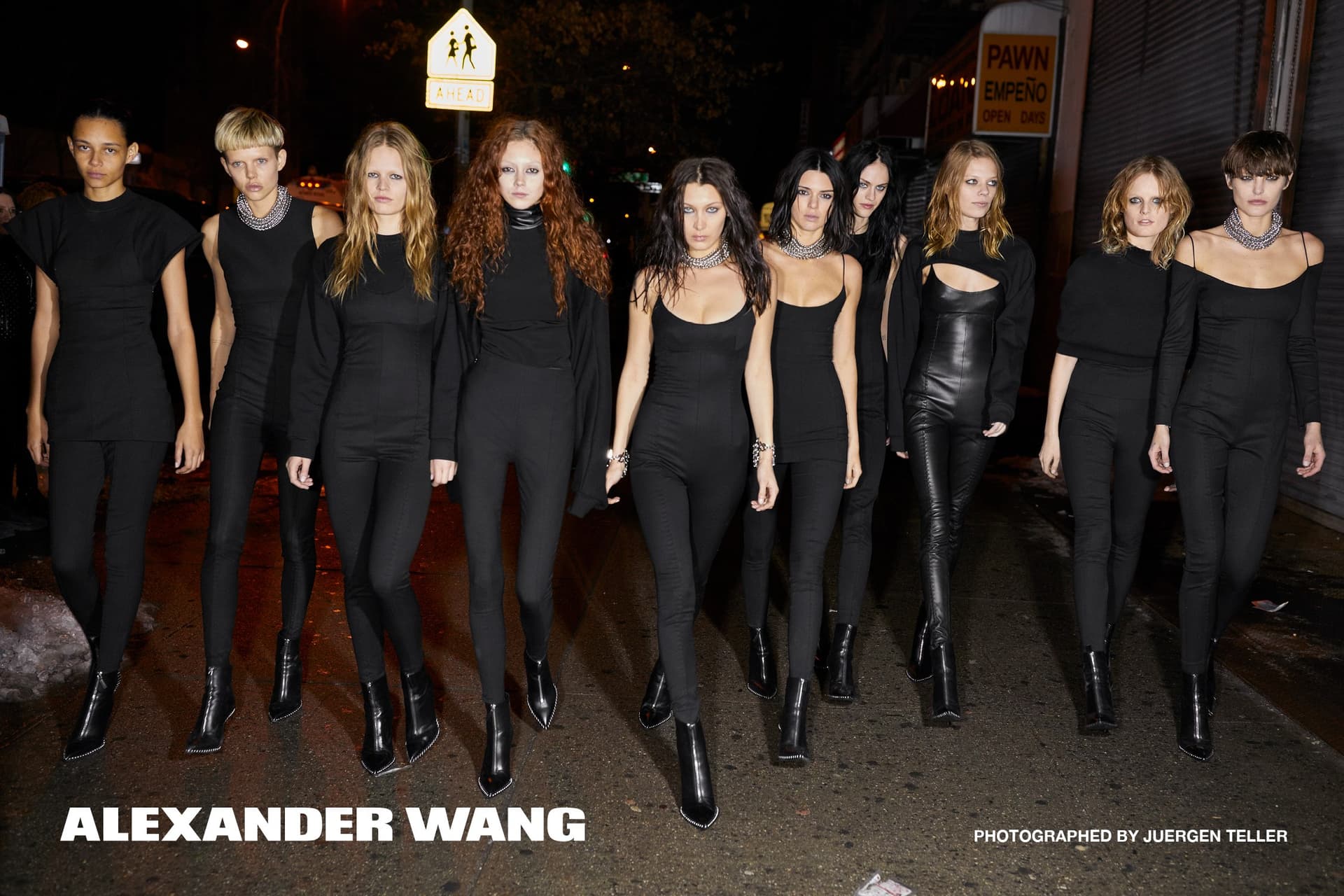 ALEXANDER WANG 2017 夏季广告大片宣传图,极简主义视觉设计