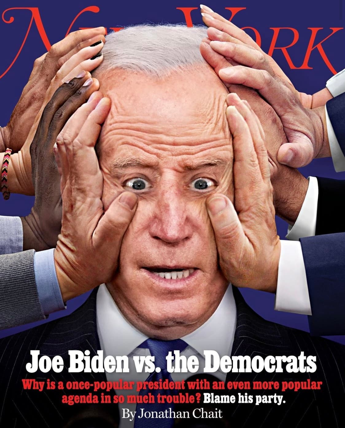 New York Magazine (us) – Joe Biden vs. the Democrats 时尚杂志封面,摄影师作品展示