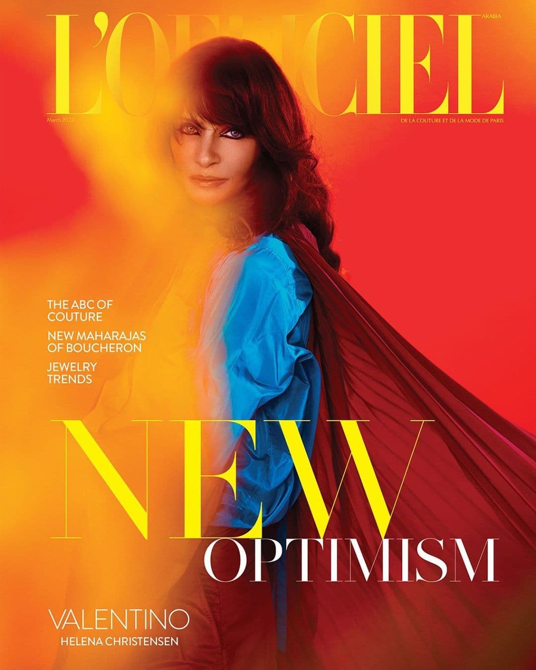 Helena Christensen for L’Officiel Arabia – March 2022 时尚杂志封面,摄影师作品展示