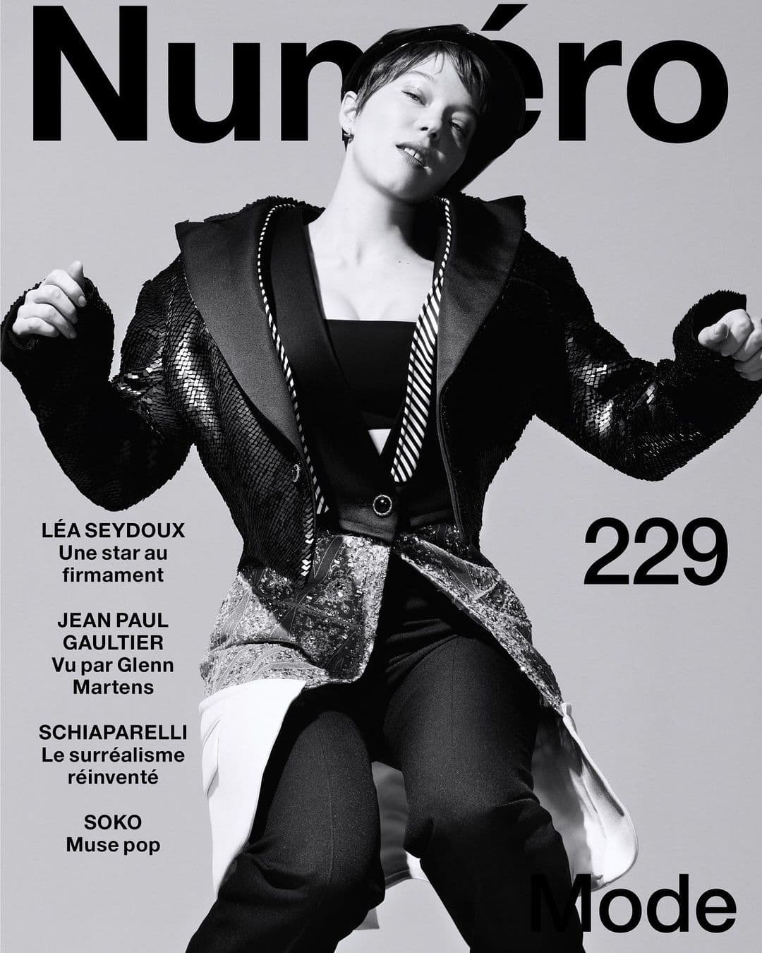 Léa Seydoux for Numéro Magazine – March 2022 时尚杂志封面,摄影师作品展示