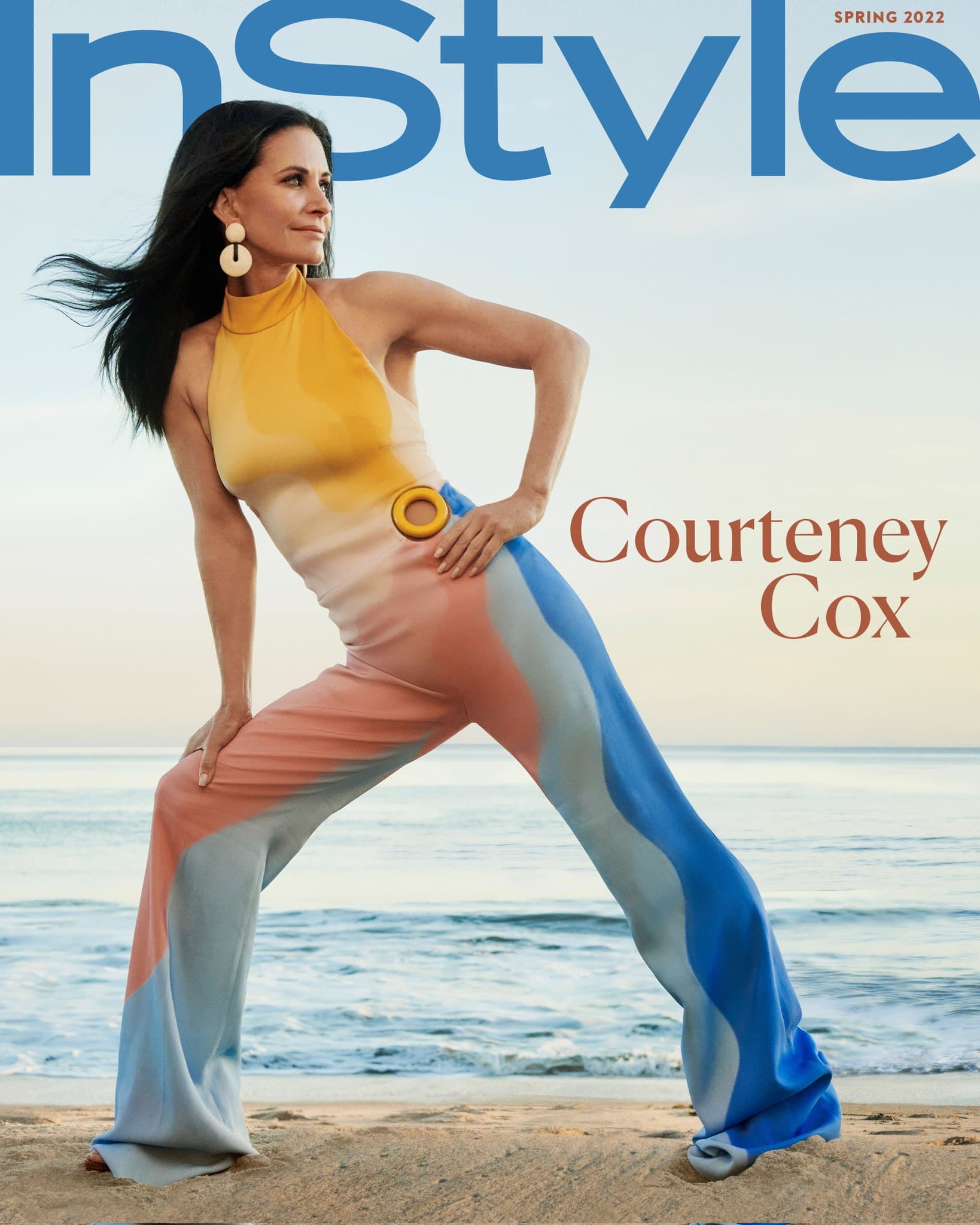 Courteney Cox for InStyle US – Spring 2022 时尚杂志封面,摄影师作品展示