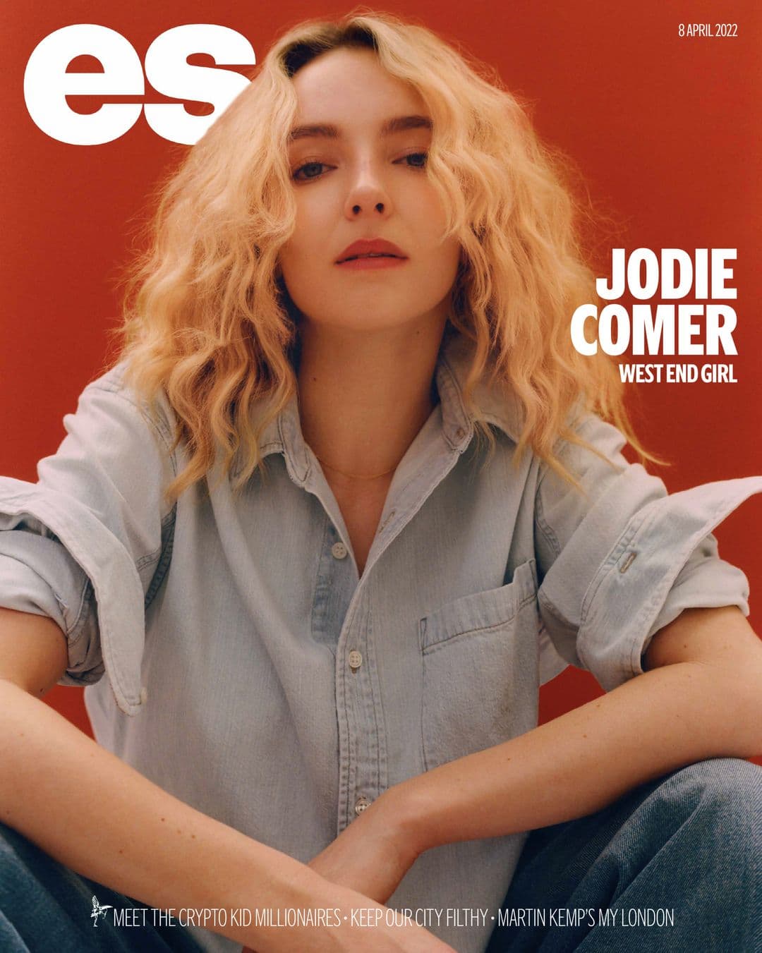 Jodie Comer for Evening Standard Magazine – 8th April 2022 时尚杂志封面,摄影师作品展示