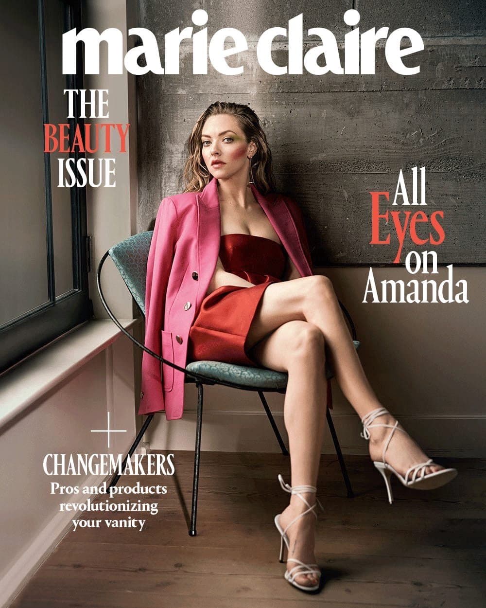 Amanda Seyfried for Marie Claire – The Beauty Issue 2022 时尚杂志封面,摄影师作品展示
