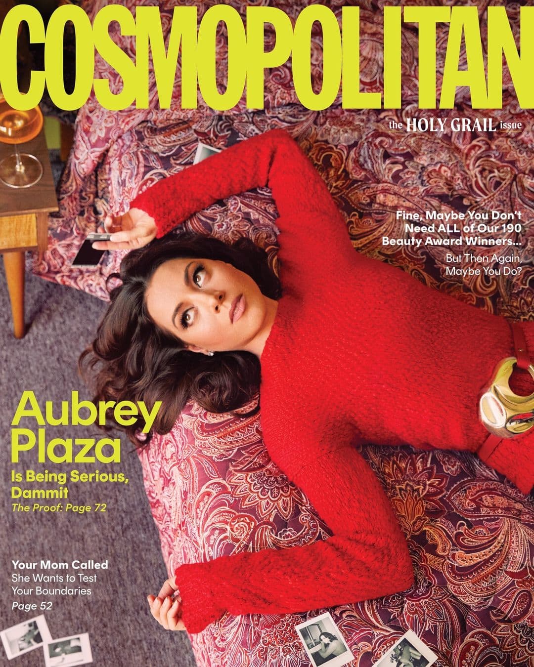Aubrey Plaza for Cosmopolitan US – The Holy Grail Issue 2022 时尚杂志封面,摄影师作品展示