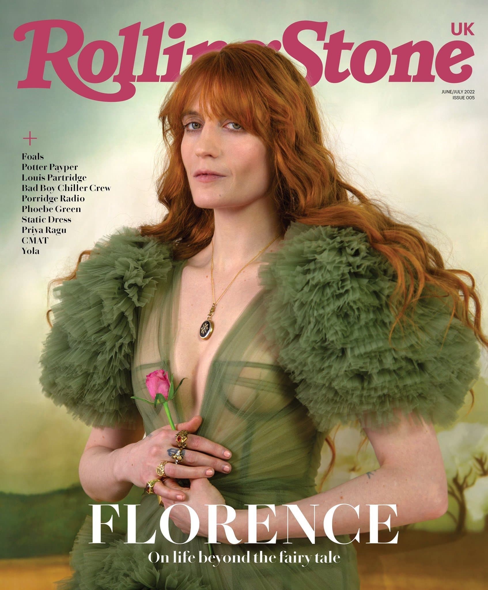 Florence Welch for Rolling Stone UK – June/July 2022 时尚杂志封面,摄影师作品展示