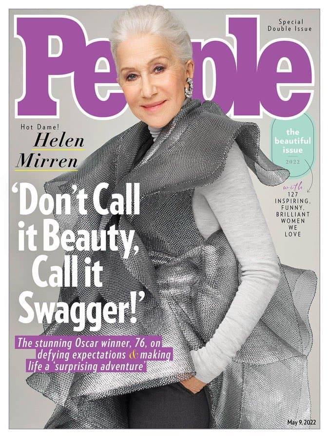 People-The Beautiful Issue 2022, Helen Mirren 时尚杂志封面,摄影师作品展示