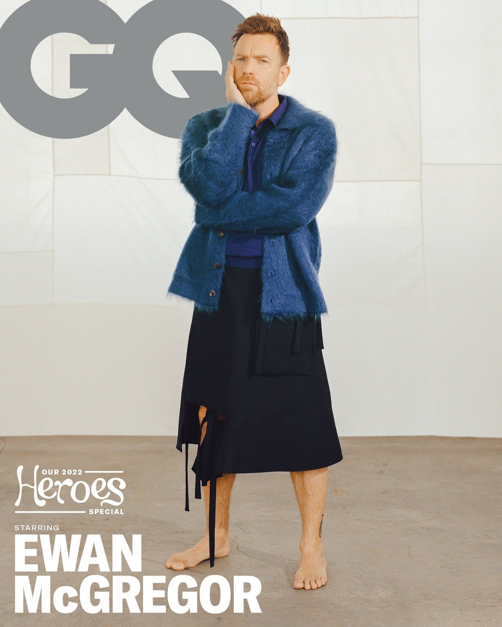 Ewan McGregor for GQ UK – Heroes Special 2022 时尚杂志封面,摄影师作品展示