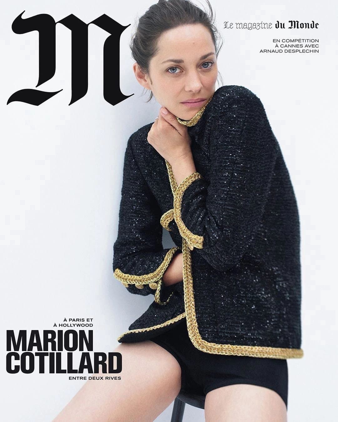 Marion Cotillard for M Le Magazine du Monde – May 2022 时尚杂志封面,摄影师作品展示