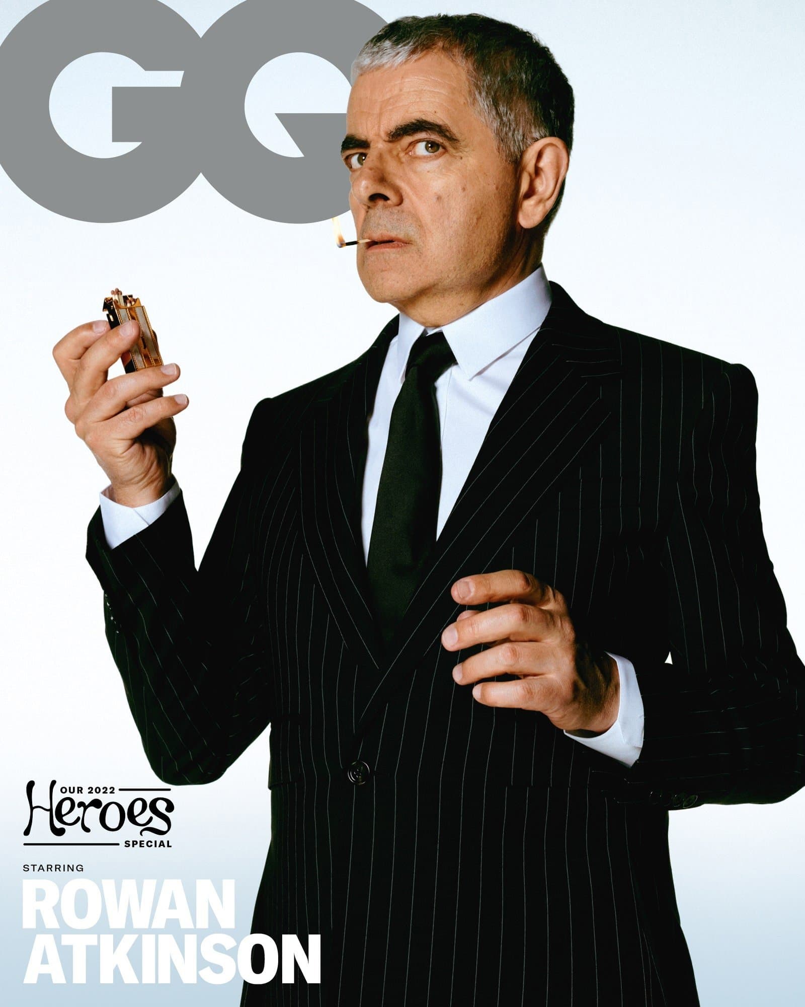 Rowan Atkinson for GQ UK – Heroes Special 2022 时尚杂志封面,摄影师作品展示