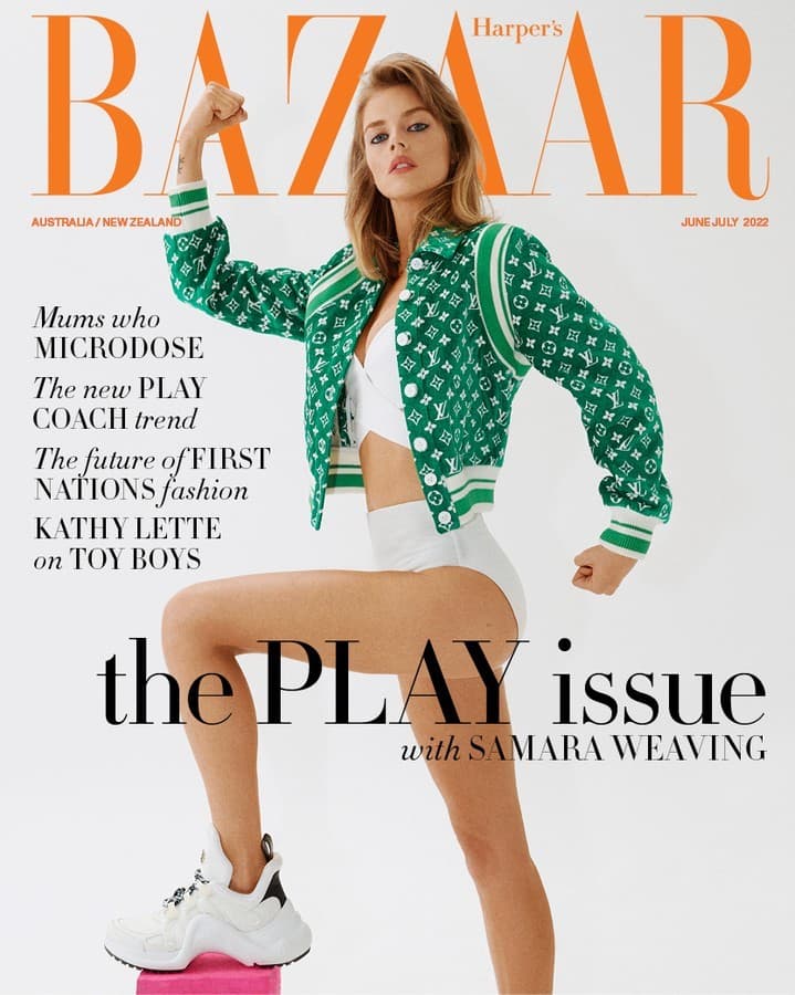 Samara Weaving for Harper’s Bazaar Australia/New Zealand – June/July 2022 时尚杂志封面,摄影师作品展示