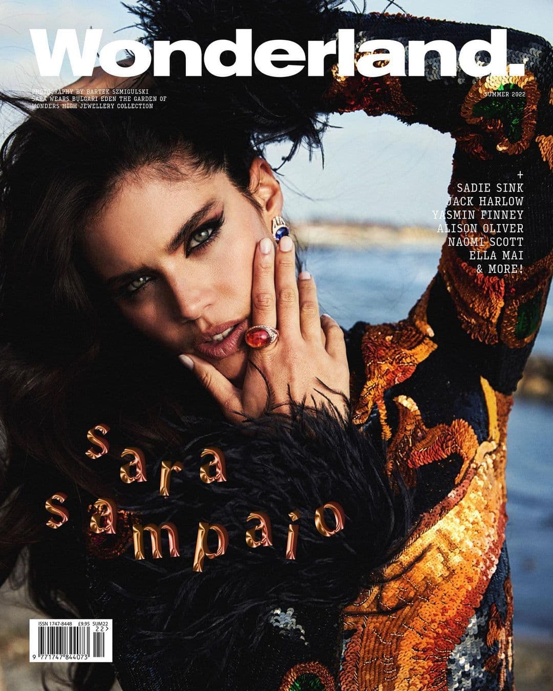 Sara Sampaio for Wonderland Magazine – Summer 2022 时尚杂志封面,摄影师作品展示
