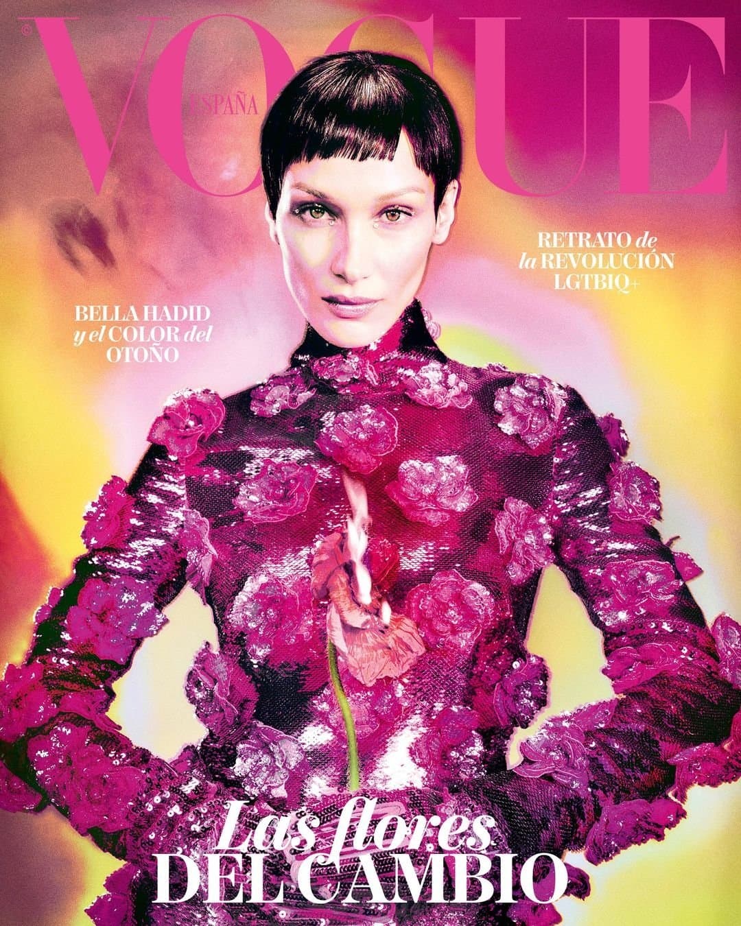 Bella Hadid for Vogue España – August 2022 时尚杂志封面,摄影师作品展示