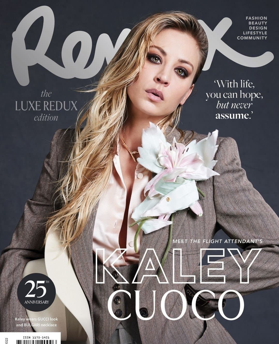 Kaley Cuoco for Remix Magazine – 25th Anniversary Issue 时尚杂志封面,摄影师作品展示