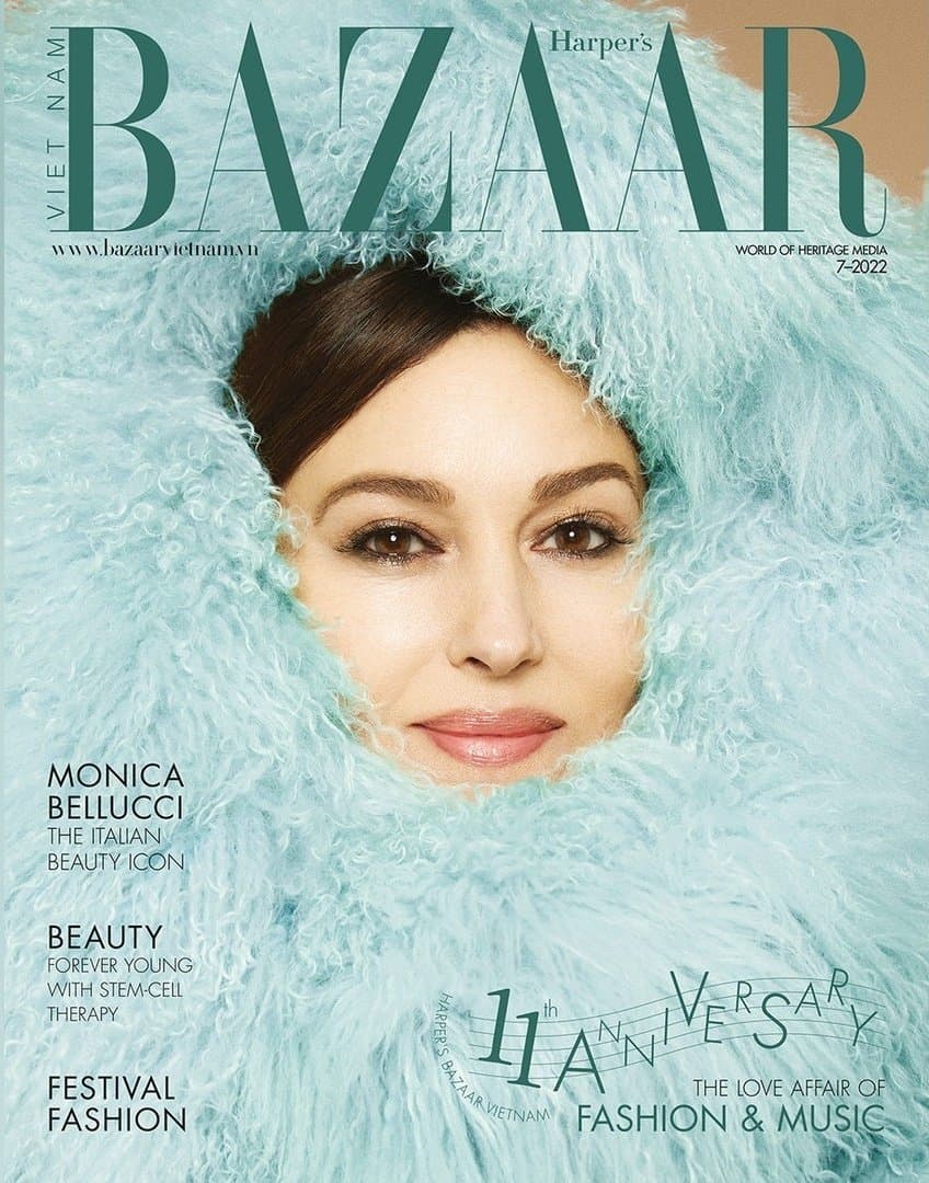 Monica Bellucci for Harper’s Bazaar Vietnam – July 2022 时尚杂志封面,摄影师作品展示