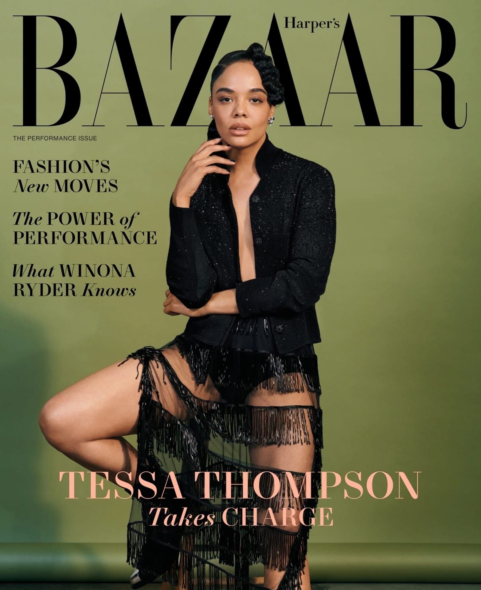 Tessa Thompson for Harper’s Bazaar – August 2022 时尚杂志封面,摄影师作品展示