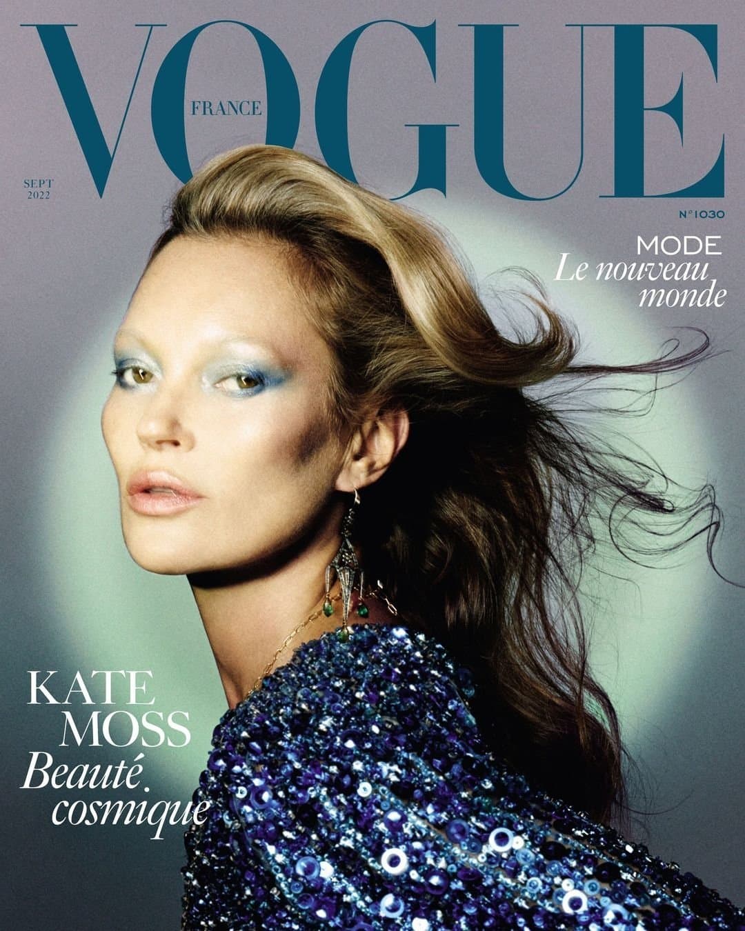 Kate Moss for Vogue France – September 2022 时尚杂志封面,摄影师作品展示