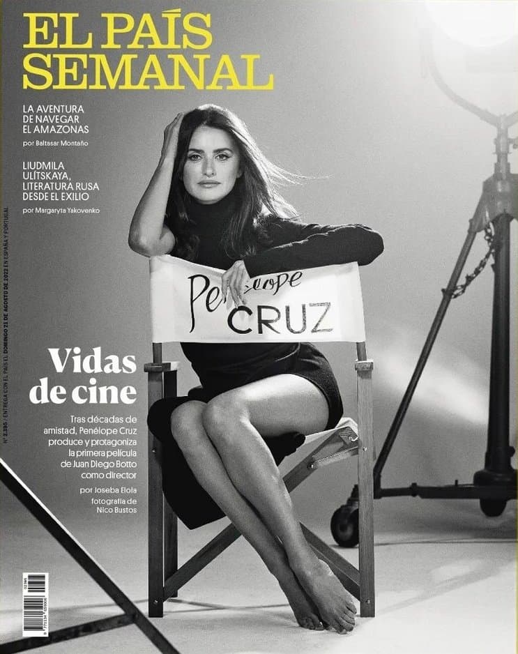Penélope Cruz for El País Semanal – August 2022 时尚杂志封面,摄影师作品展示