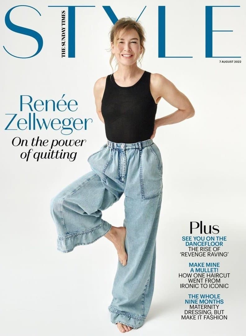Renée Zellweger for The Sunday Times Style – 7th August 2022 时尚杂志封面,摄影师作品展示