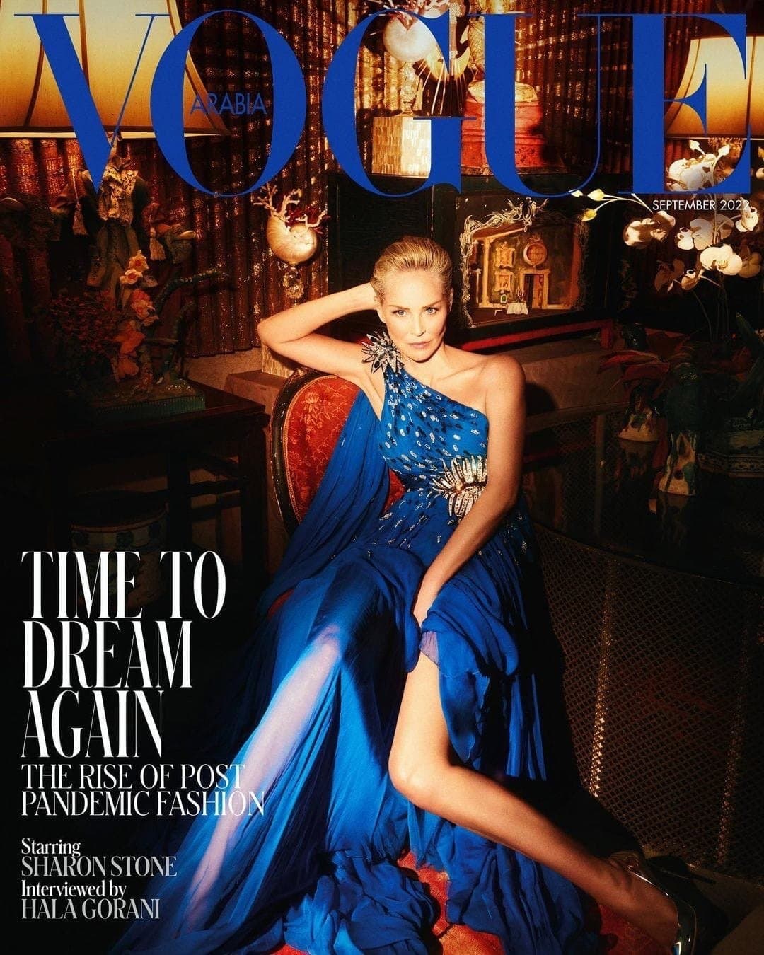 Sharon Stone for Vogue Arabia – September 2022 时尚杂志封面,摄影师作品展示