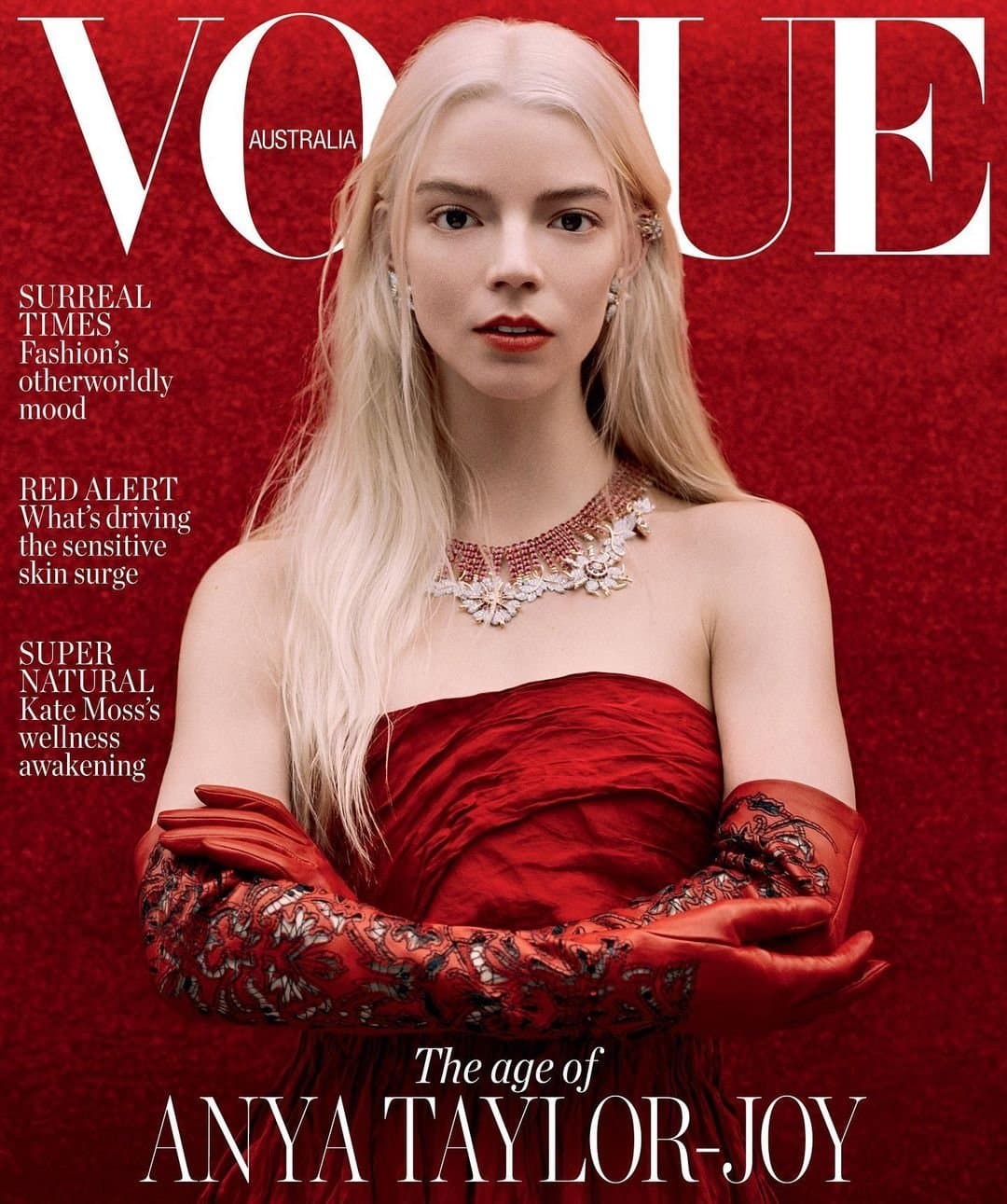 Anya Taylor-Joy for Vogue Australia – October 2022 时尚杂志封面,摄影师作品展示