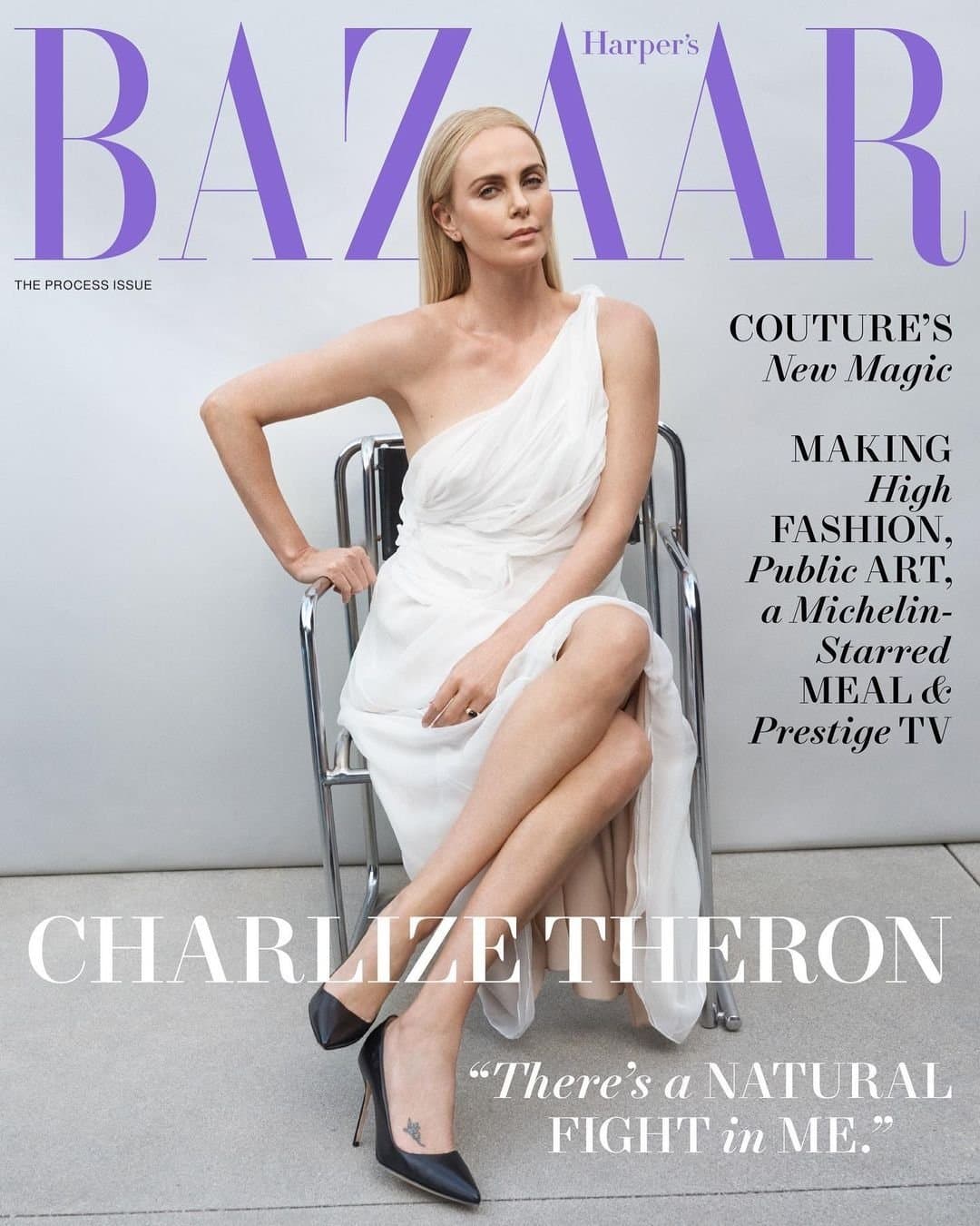 Charlize Theron for Harper’s Bazaar US – October 2022 时尚杂志封面,摄影师作品展示