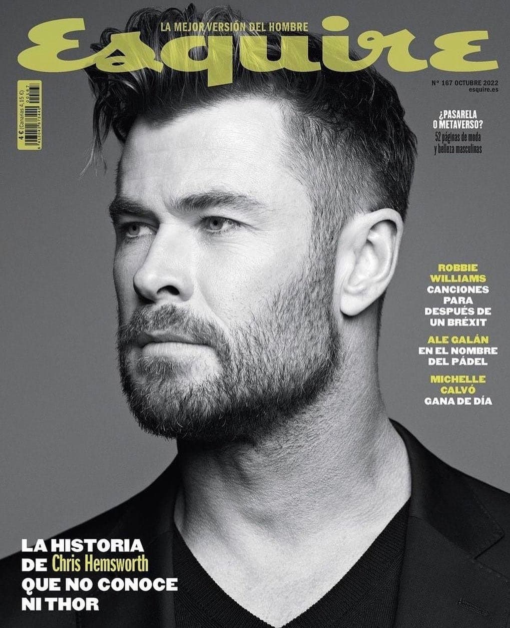 Chris Hemsworth for Esquire Spain – October 2022 时尚杂志封面,摄影师作品展示