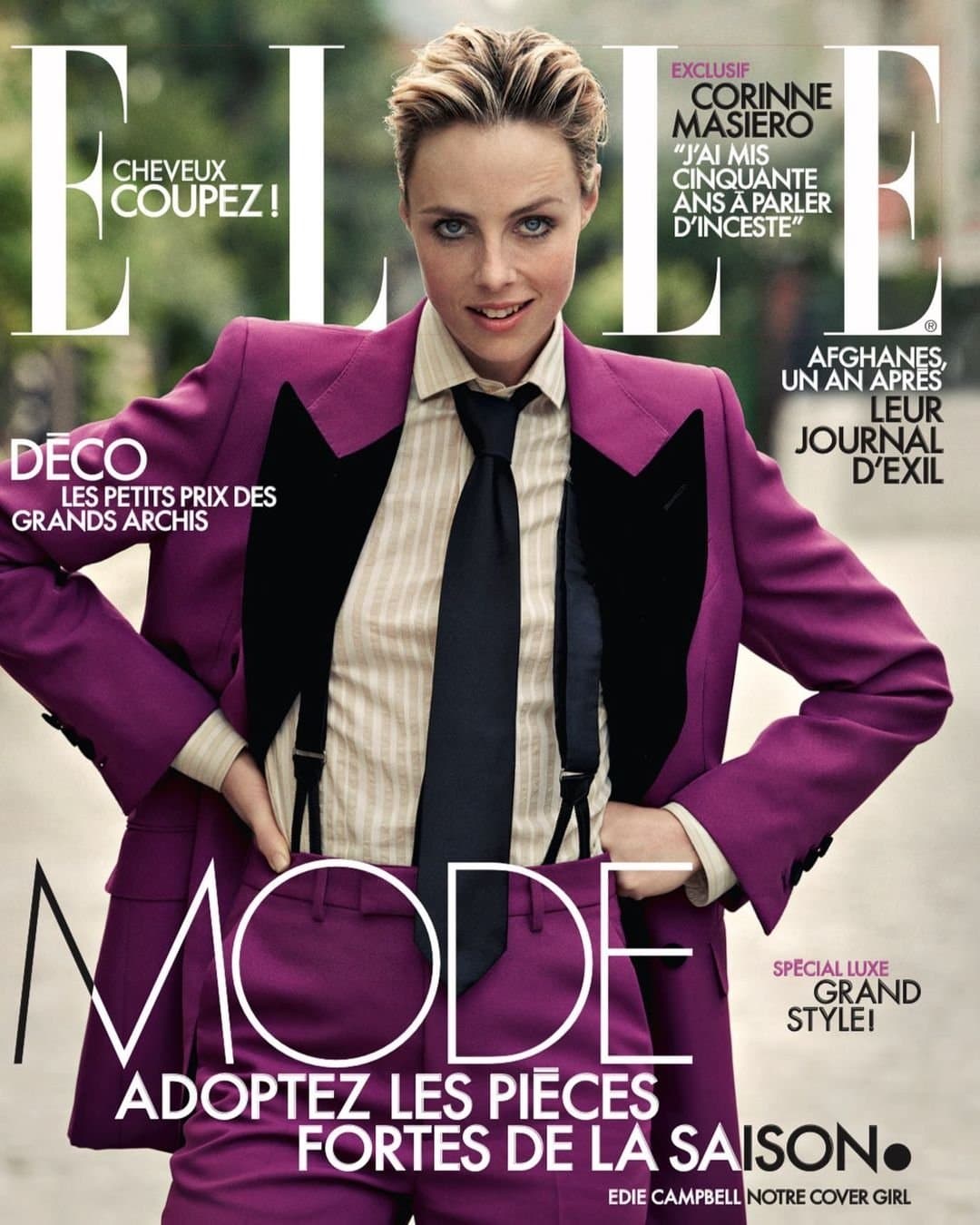 Edie Campbell for Elle France – September 2022 时尚杂志封面,摄影师作品展示