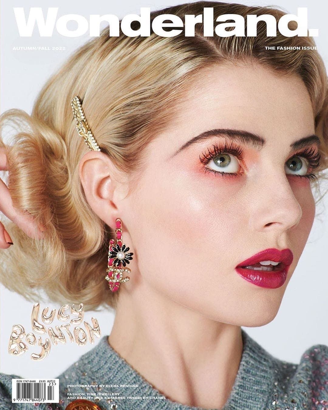 Lucy Boynton for Wonderland Magazine – Autumn/Fall 2022 时尚杂志封面,摄影师作品展示
