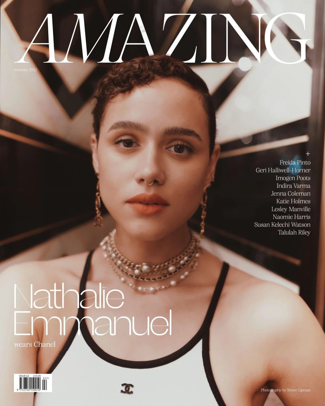 Nathalie Emmanuel for Amazing Magazine – Summer 2022 时尚杂志封面,摄影师作品展示