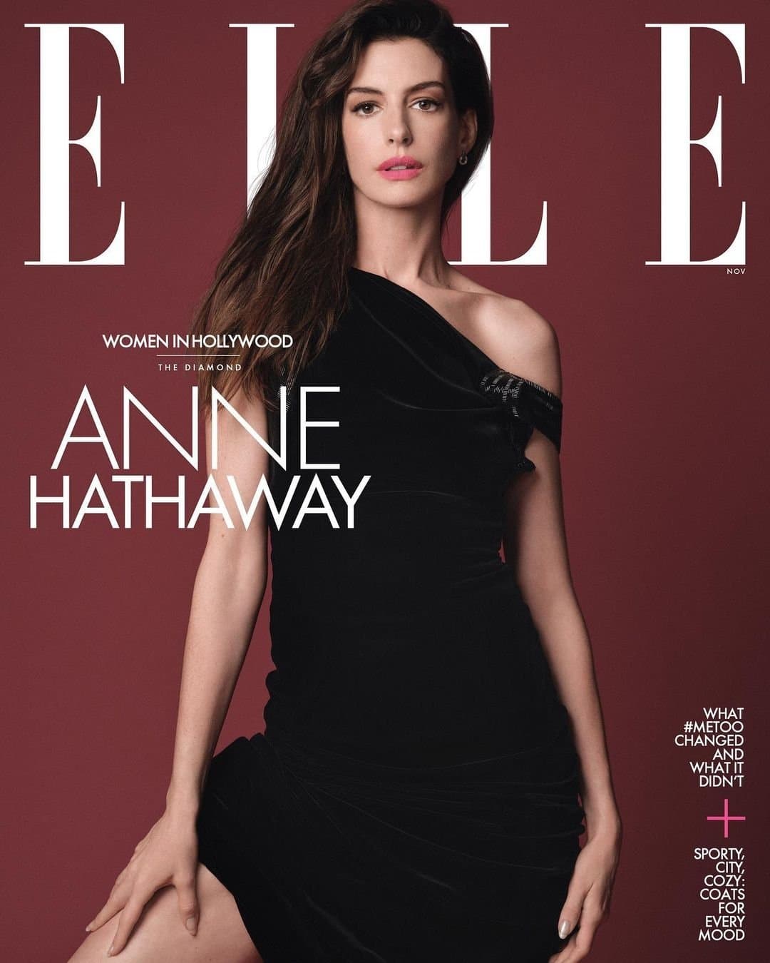 Anne Hathaway for Elle US – Women In Hollywood Issue 2022 时尚杂志封面,摄影师作品展示