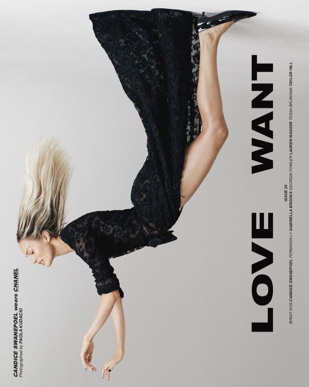 Candice Swanepoel for Love Want Magazine – Issue #26 时尚杂志封面,摄影师作品展示