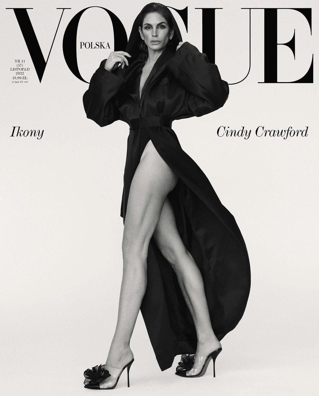Cindy Crawford for Vogue Poland – November 2022 时尚杂志封面,摄影师作品展示