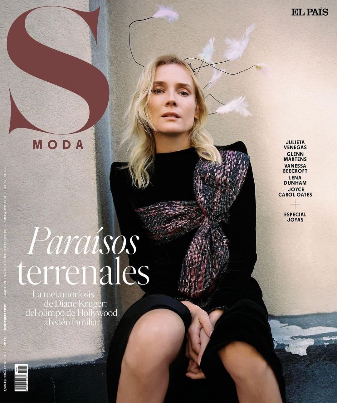Diane Kruger for S Moda – November 2022 时尚杂志封面,摄影师作品展示