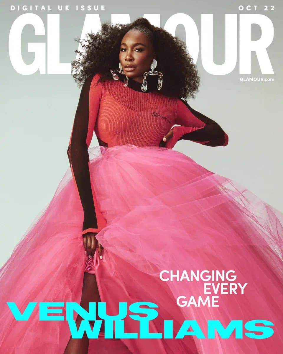Glamour UK(Digital Issue), October 2022, Venus Williams 时尚杂志封面,摄影师作品展示