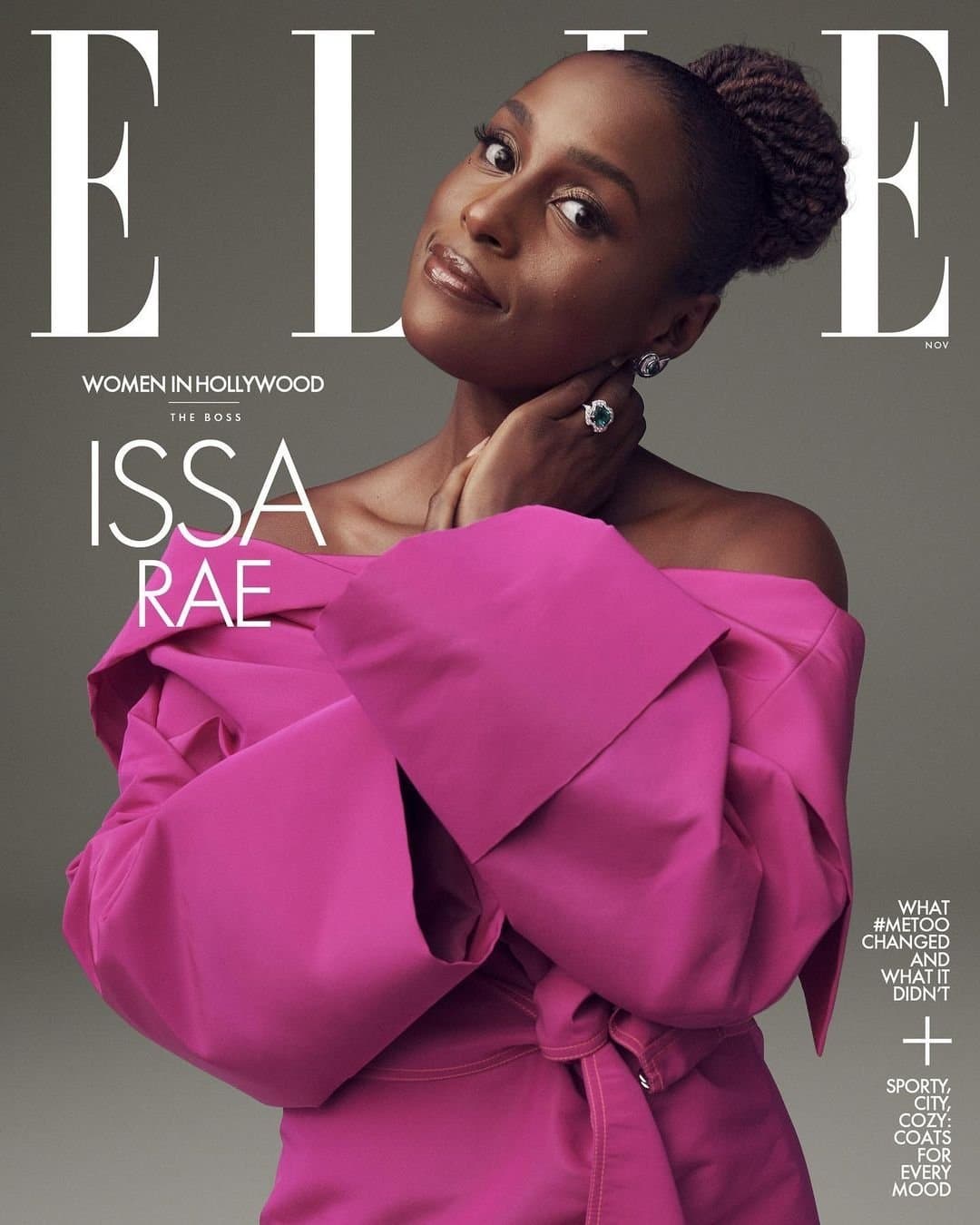 Issa Rae for Elle US – Women In Hollywood Issue 2022 时尚杂志封面,摄影师作品展示
