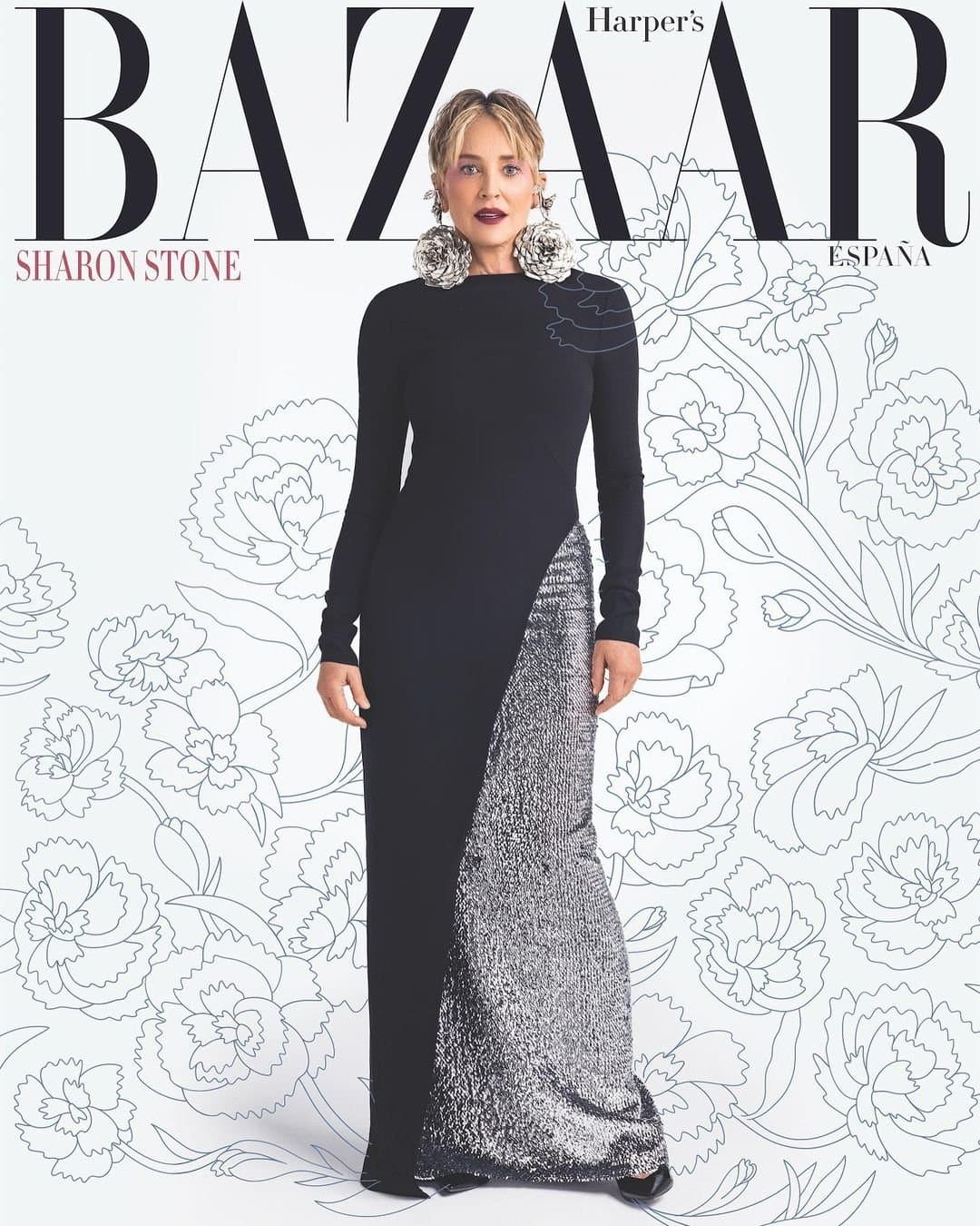 Sharon Stone for Harper’s Bazaar España – November 2022 时尚杂志封面,摄影师作品展示