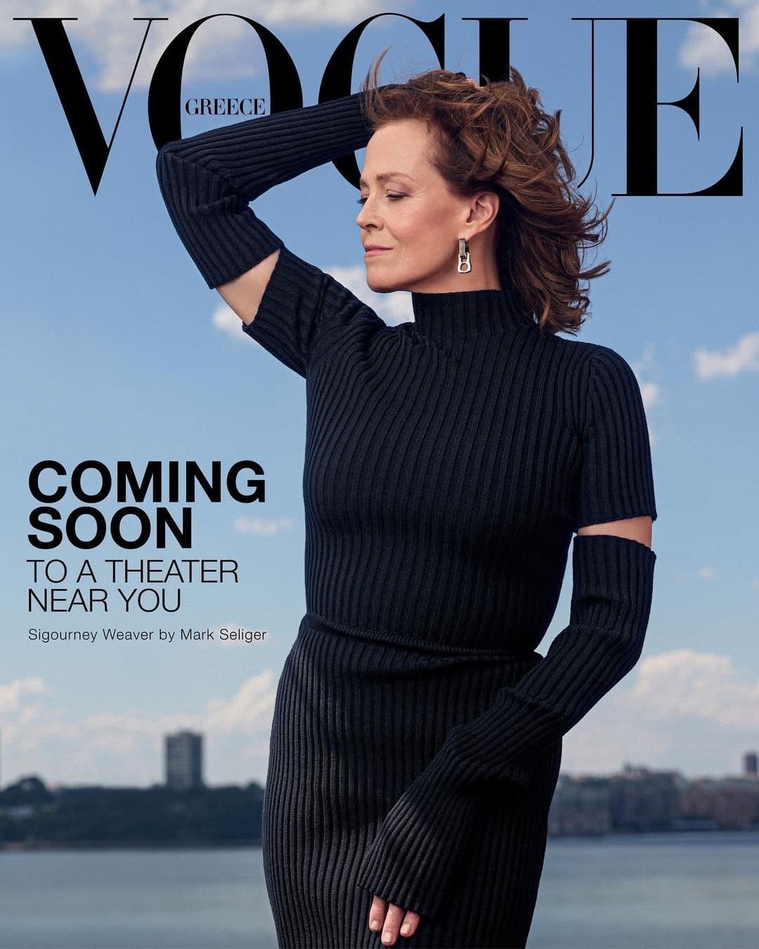 Sigourney Weaver for Vogue Greece – November 2022 时尚杂志封面,摄影师作品展示