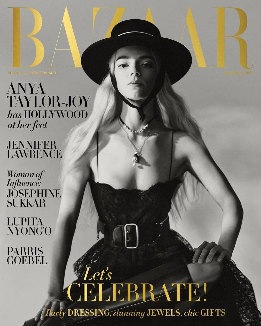 Anya Taylor-Joy for Harper’s Bazaar Australia/New Zealand – December 2022 时尚杂志封面,摄影师作品展示