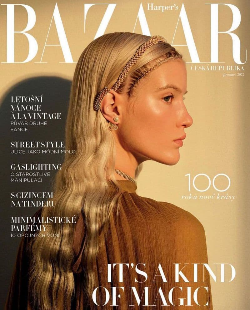 Harper’s Bazaar Czech Republic December 2022 时尚杂志封面,摄影师作品展示