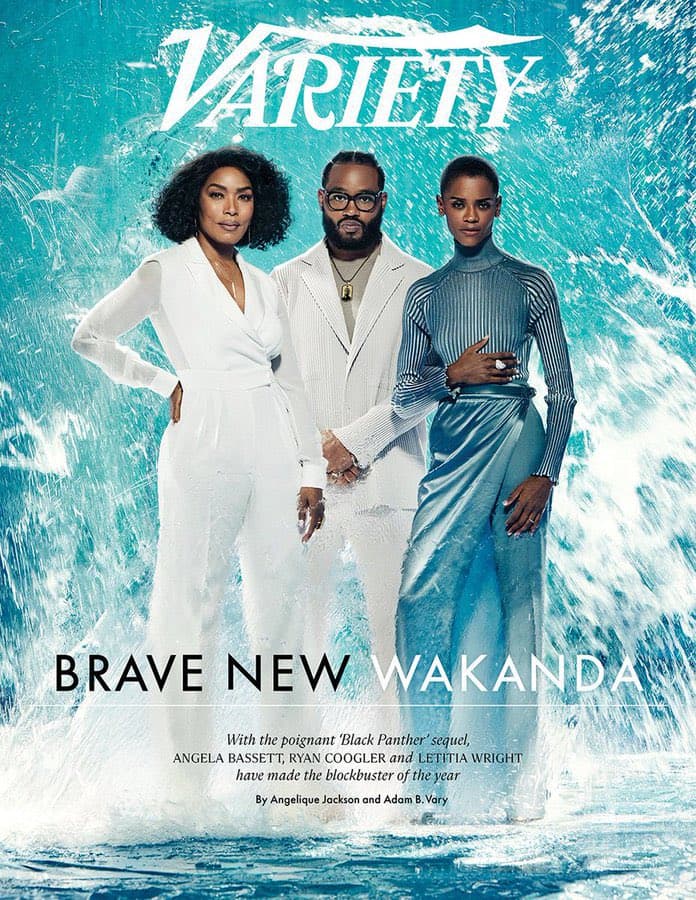 Variety, Ryan Coogler, Letitia Wright and Angela Bassett 时尚杂志封面,摄影师作品展示